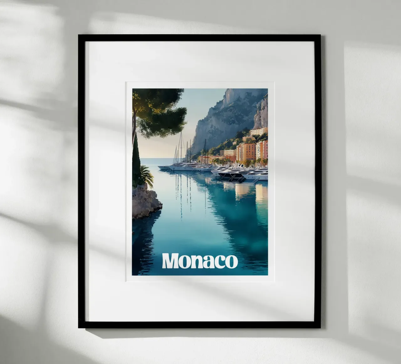 Affiche Monaco poster da Frame the World