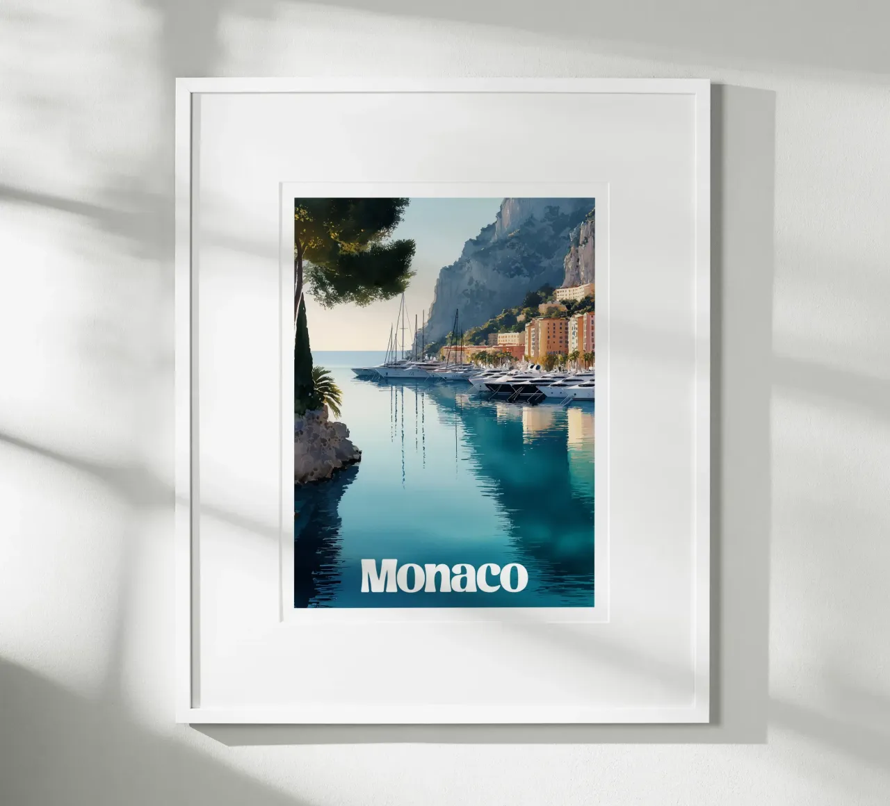 Affiche Monaco poster da Frame the World