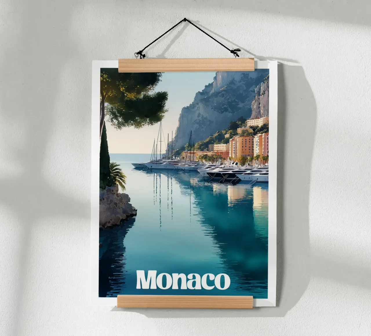 Affiche Monaco poster da Frame the World