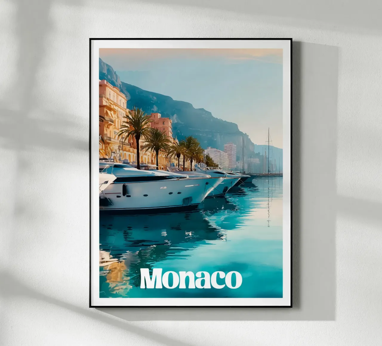 Affiche Monaco plexiglass da Frame the World