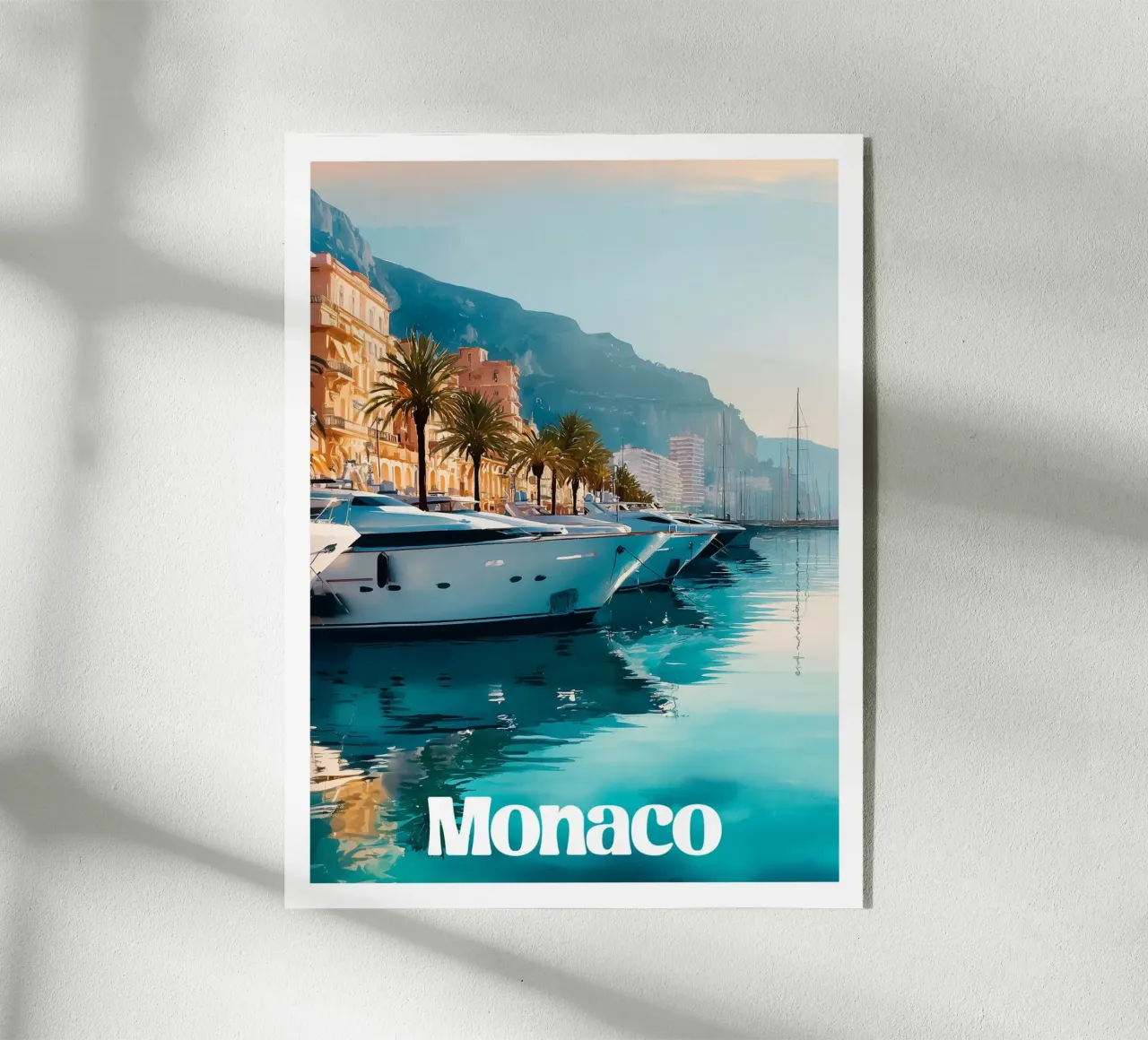 Affiche Monaco plexiglass da Frame the World