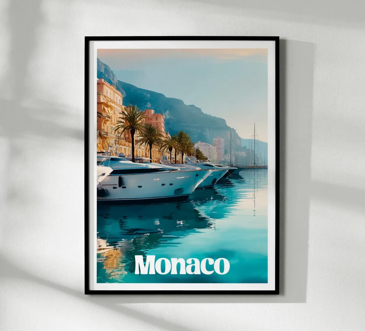 Affiche Monaco poster da Frame the World