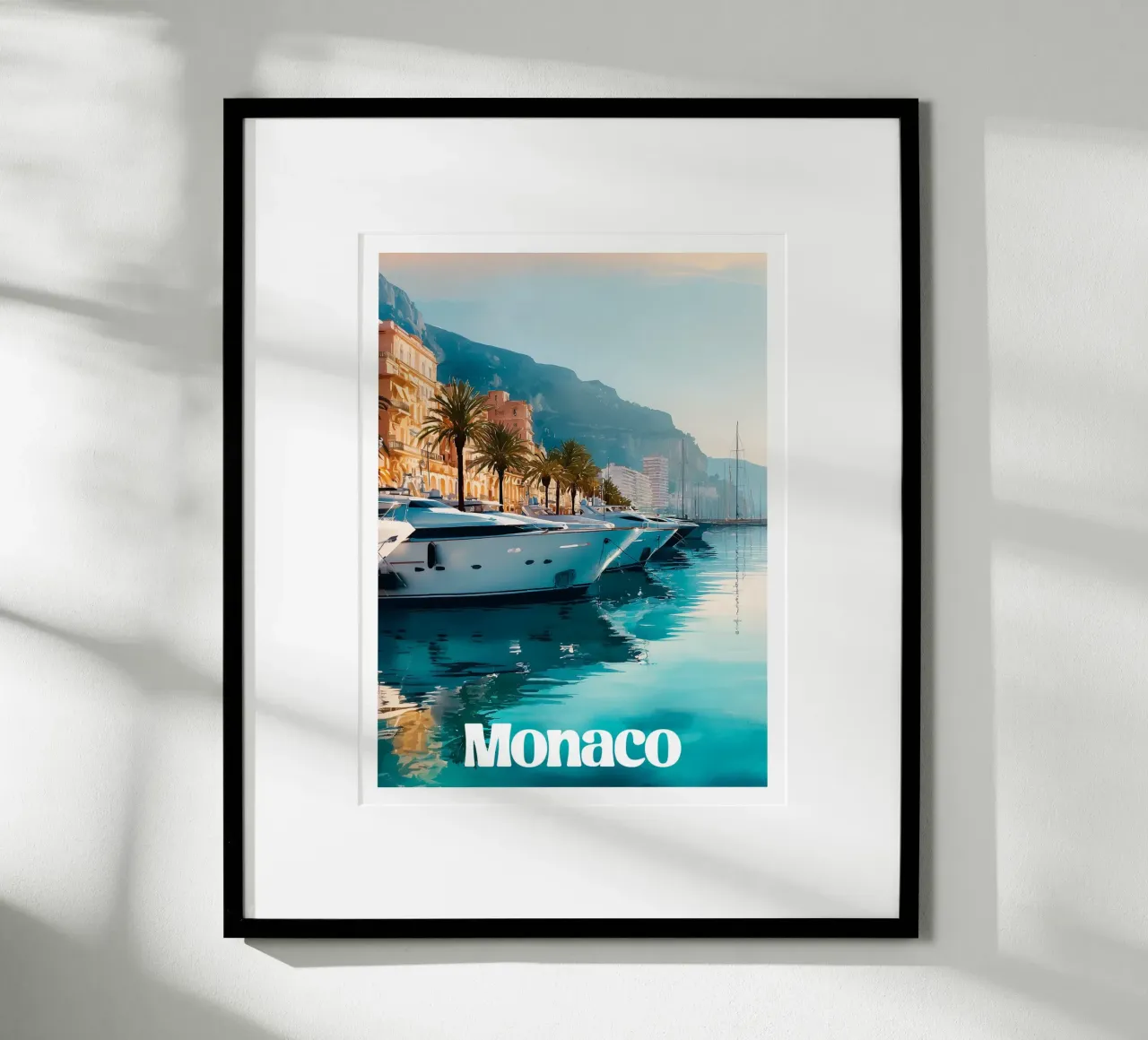 Affiche Monaco poster da Frame the World