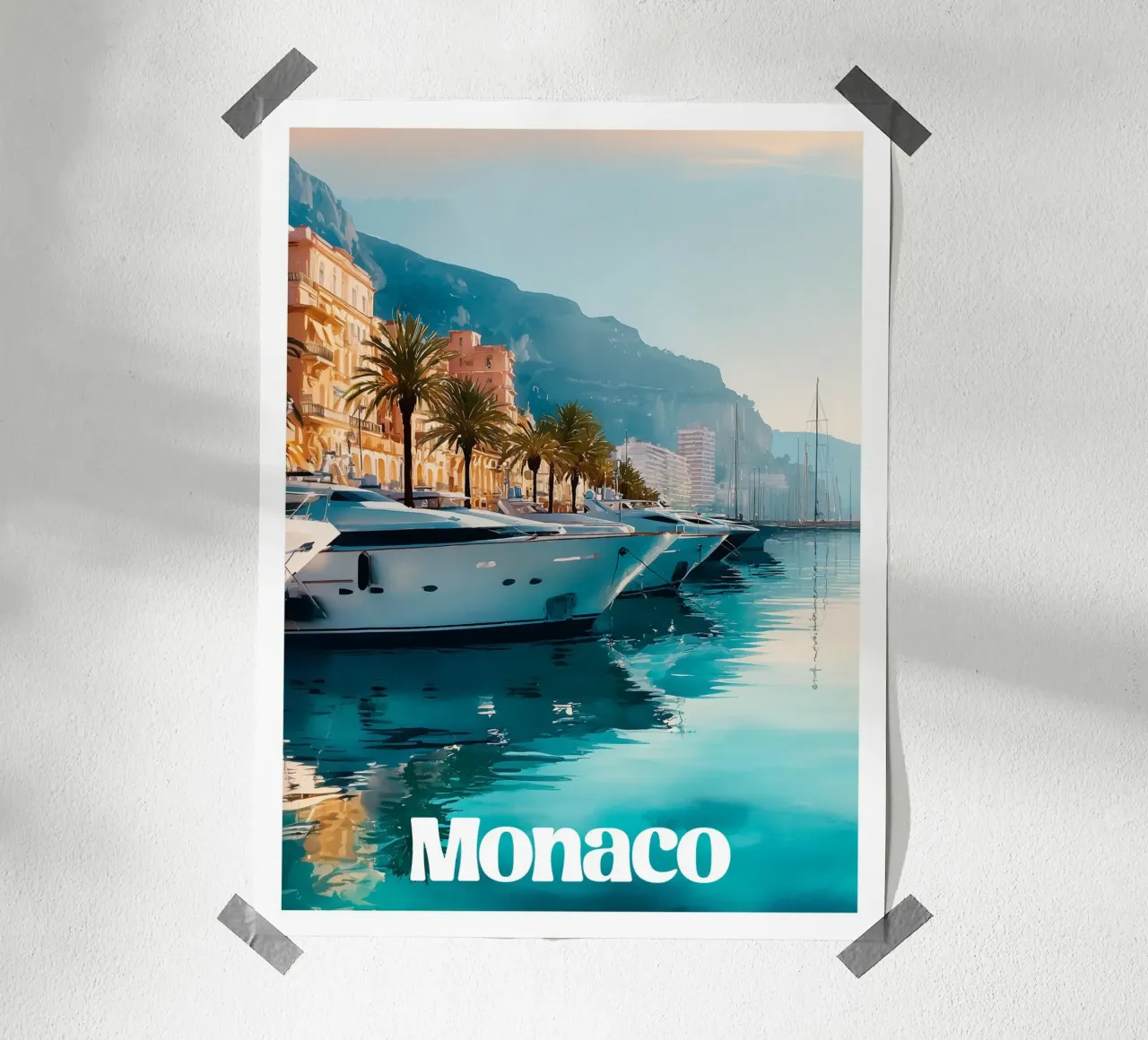 Affiche Monaco poster da Frame the World