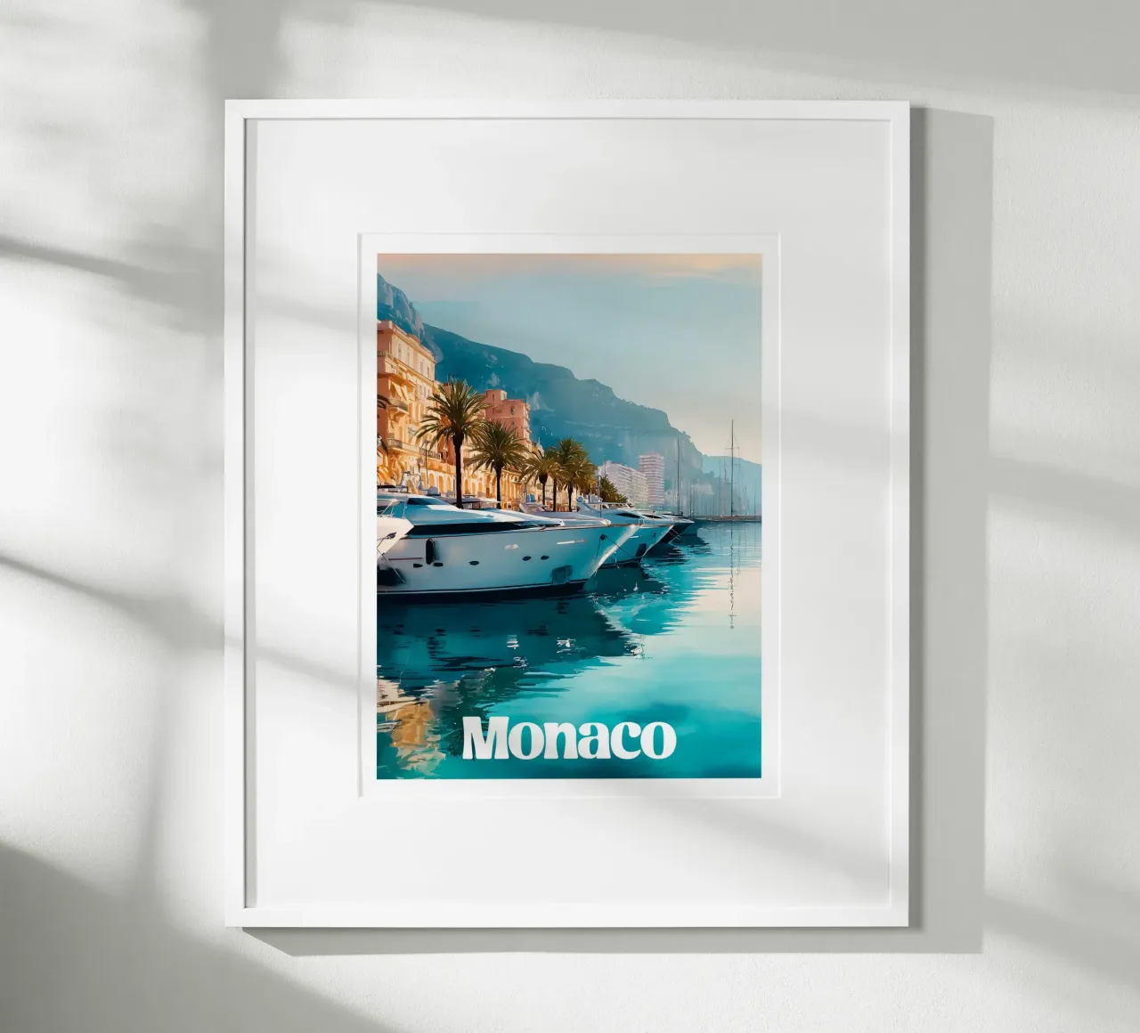 Affiche Monaco poster da Frame the World