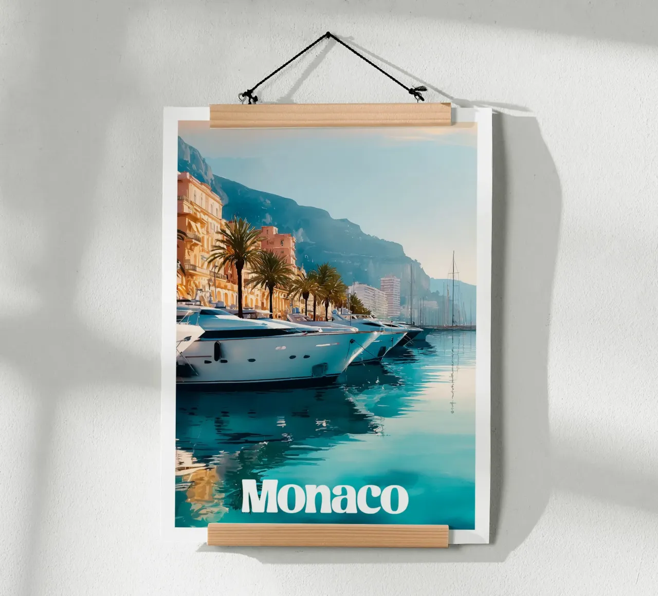 Affiche Monaco poster da Frame the World