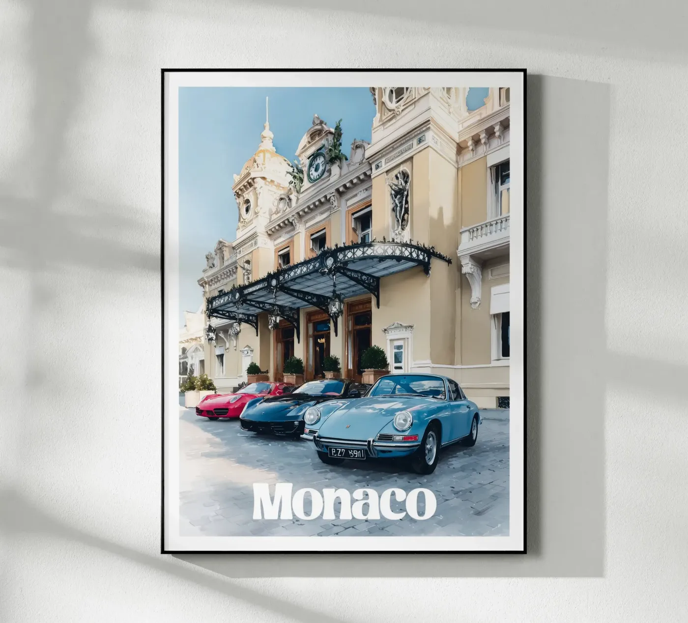Affiche Monaco plexiglas de Frame the World
