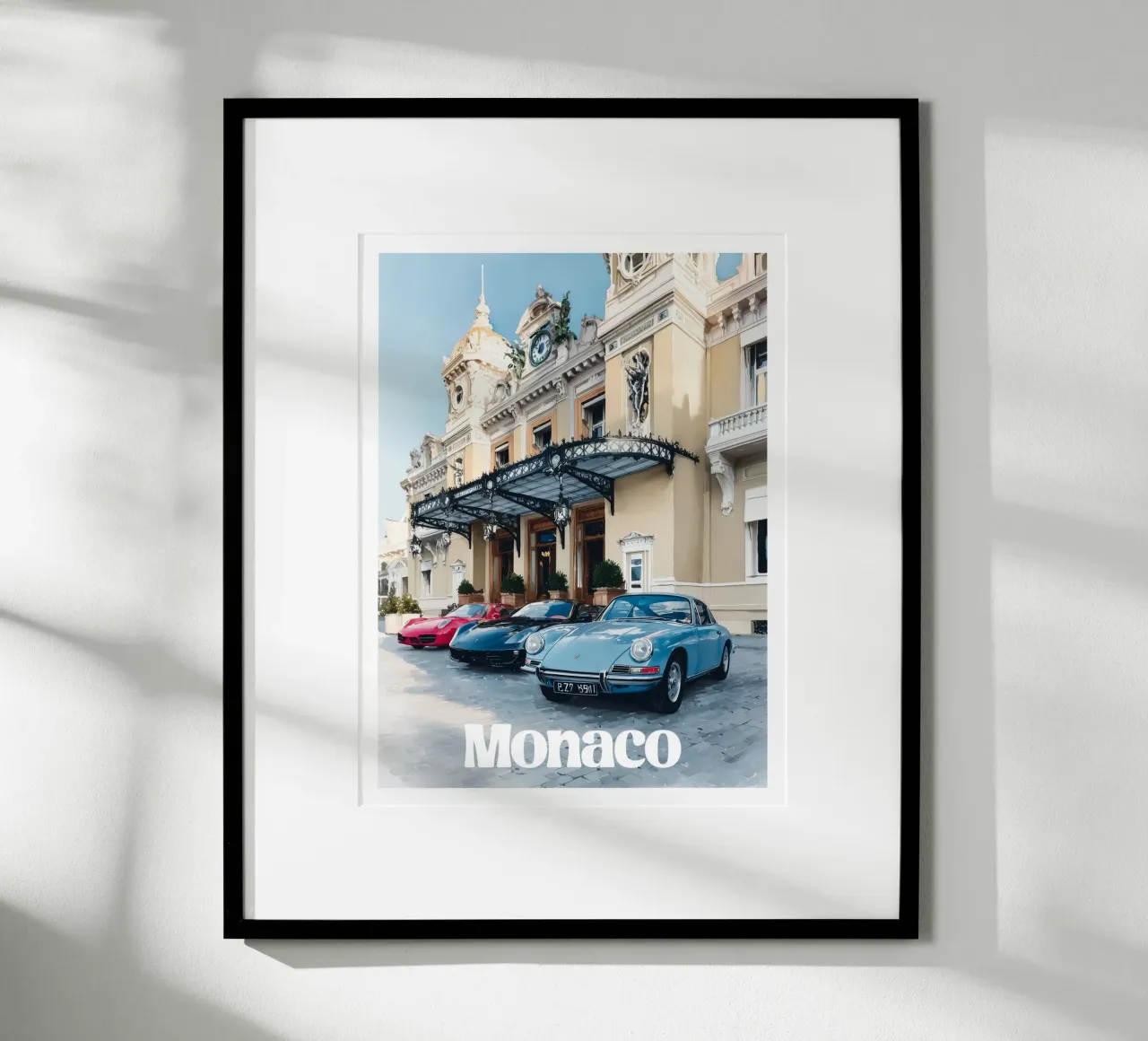 Affiche Monaco poster da Frame the World