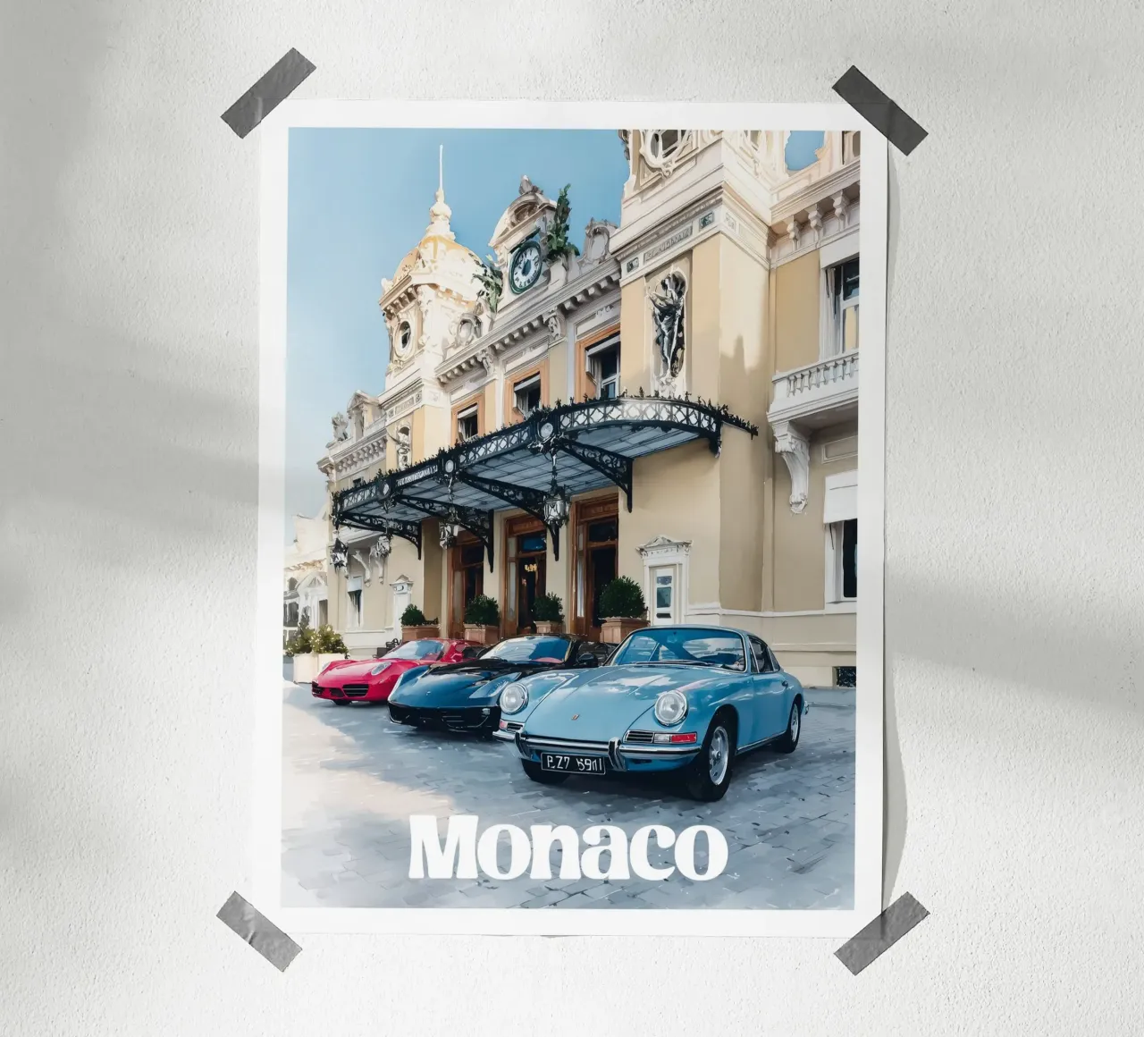 Affiche Monaco poster da Frame the World