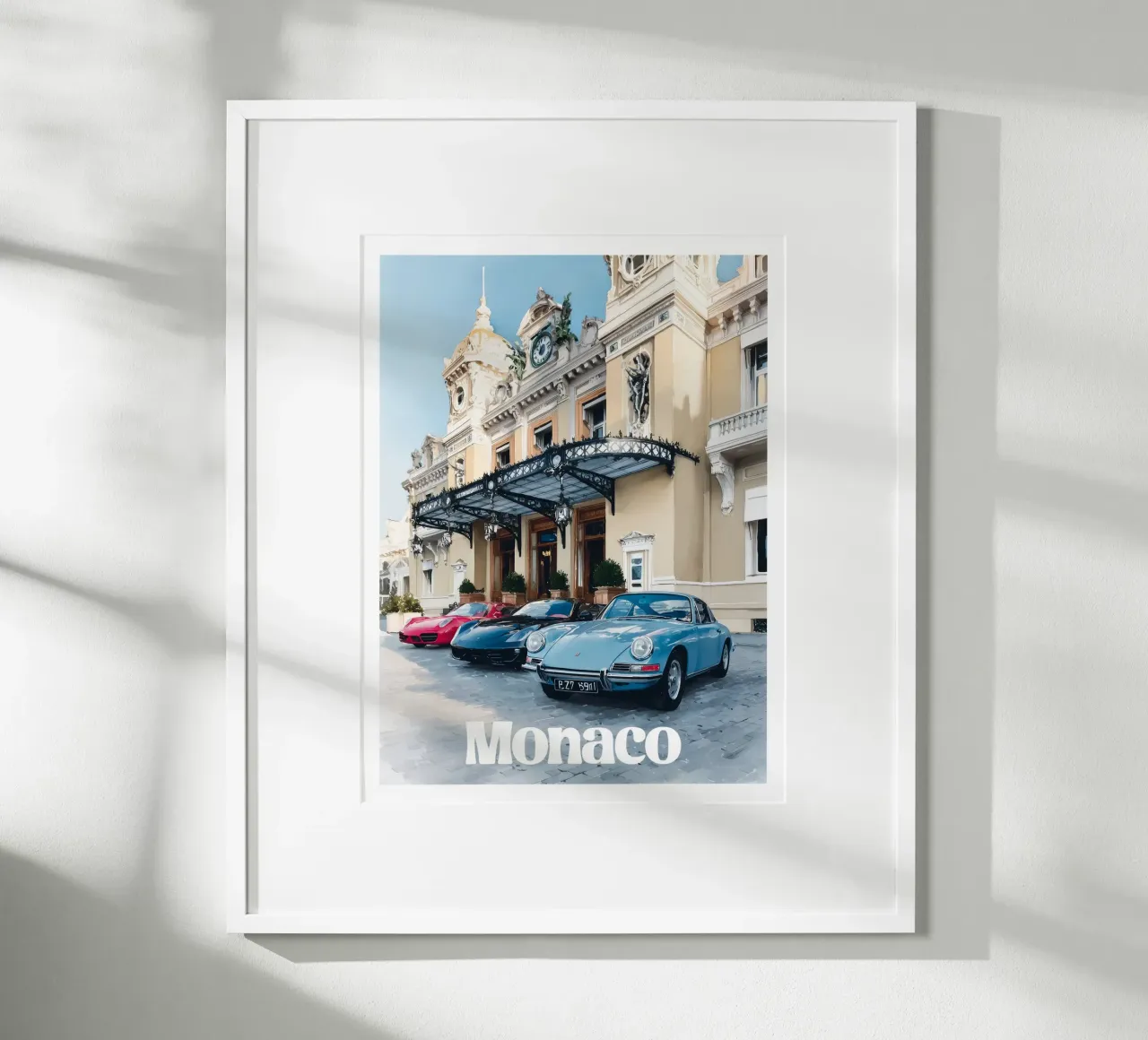 Affiche Monaco poster da Frame the World