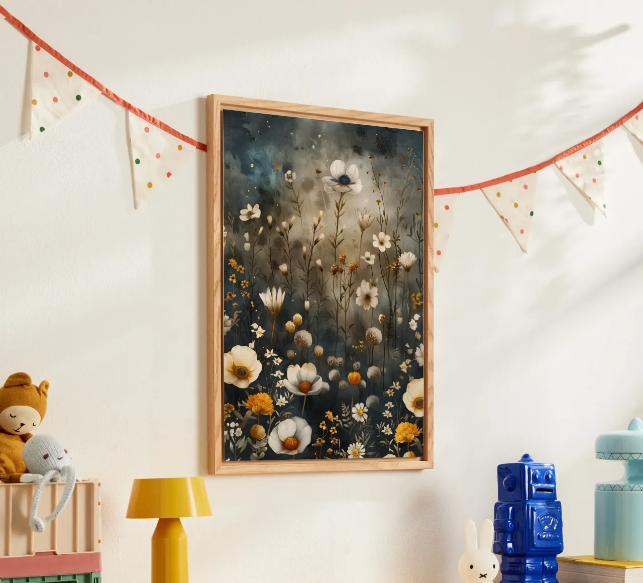 Un prato magico pieno di fiori plexiglass da Justyna Jaszke JBJart