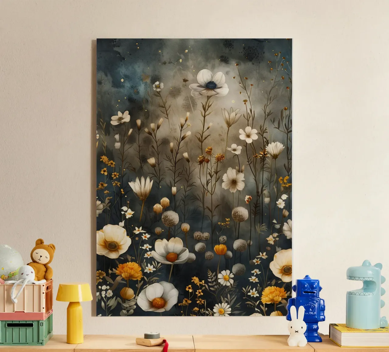 Un prato magico pieno di fiori plexiglass da Justyna Jaszke JBJart