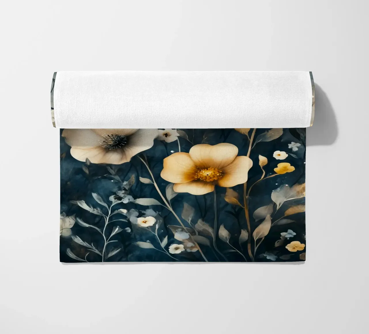 Meodow magico con fiori telo mare da Justyna Jaszke JBJart