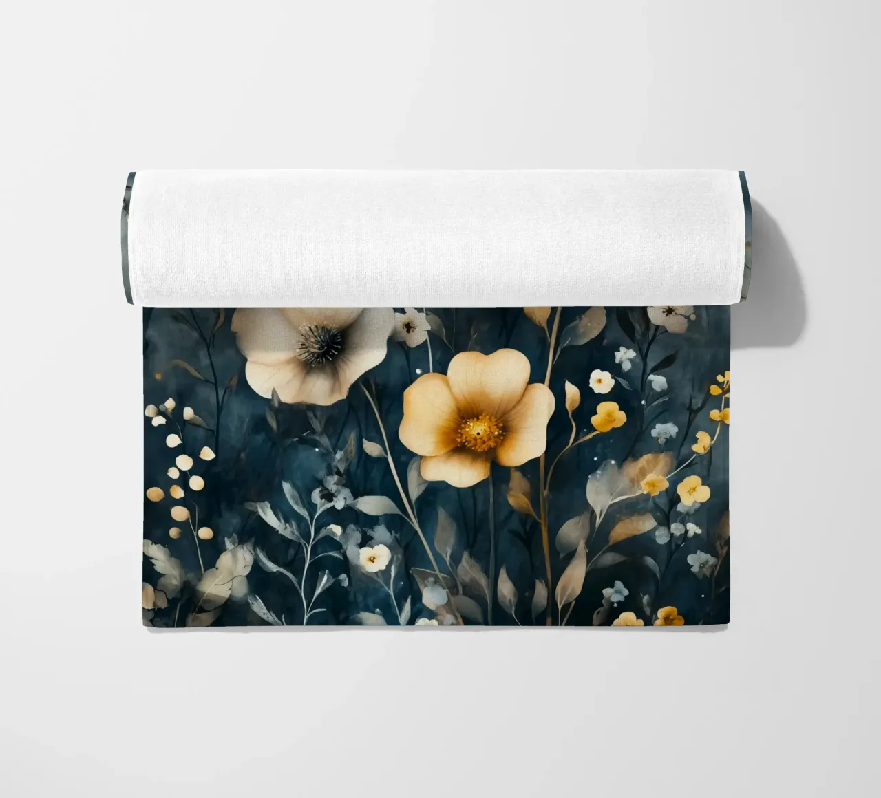 Meodow magico con fiori telo mare da Justyna Jaszke JBJart