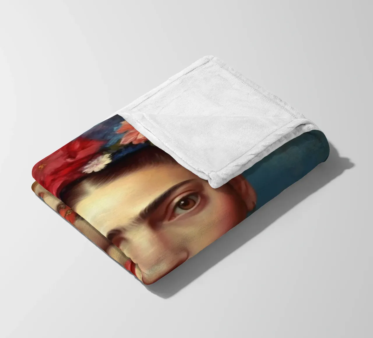 Frida Kahlo ama i gatti coperta in pile da Carinaprint