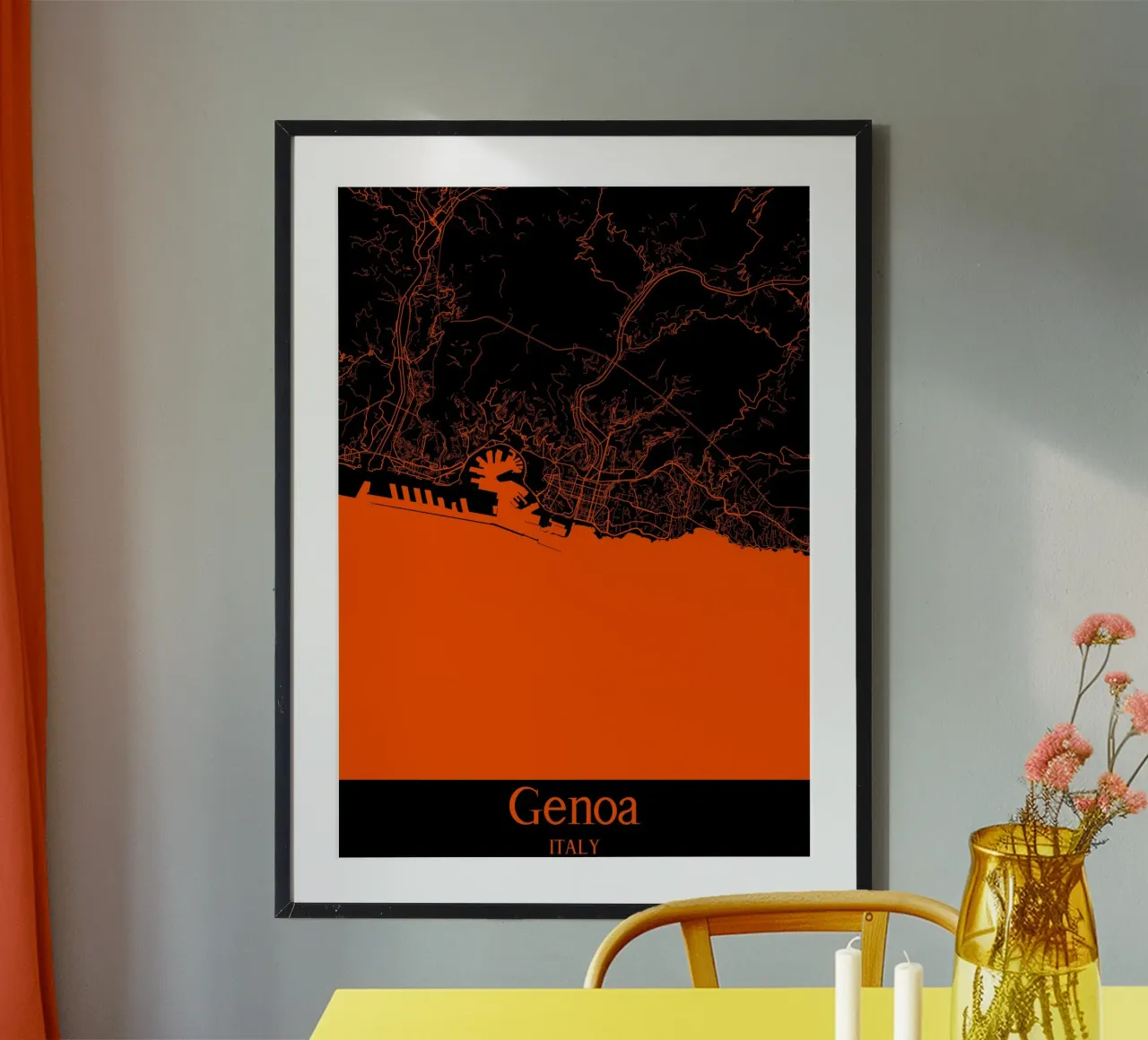 Genoa poster da MiMap