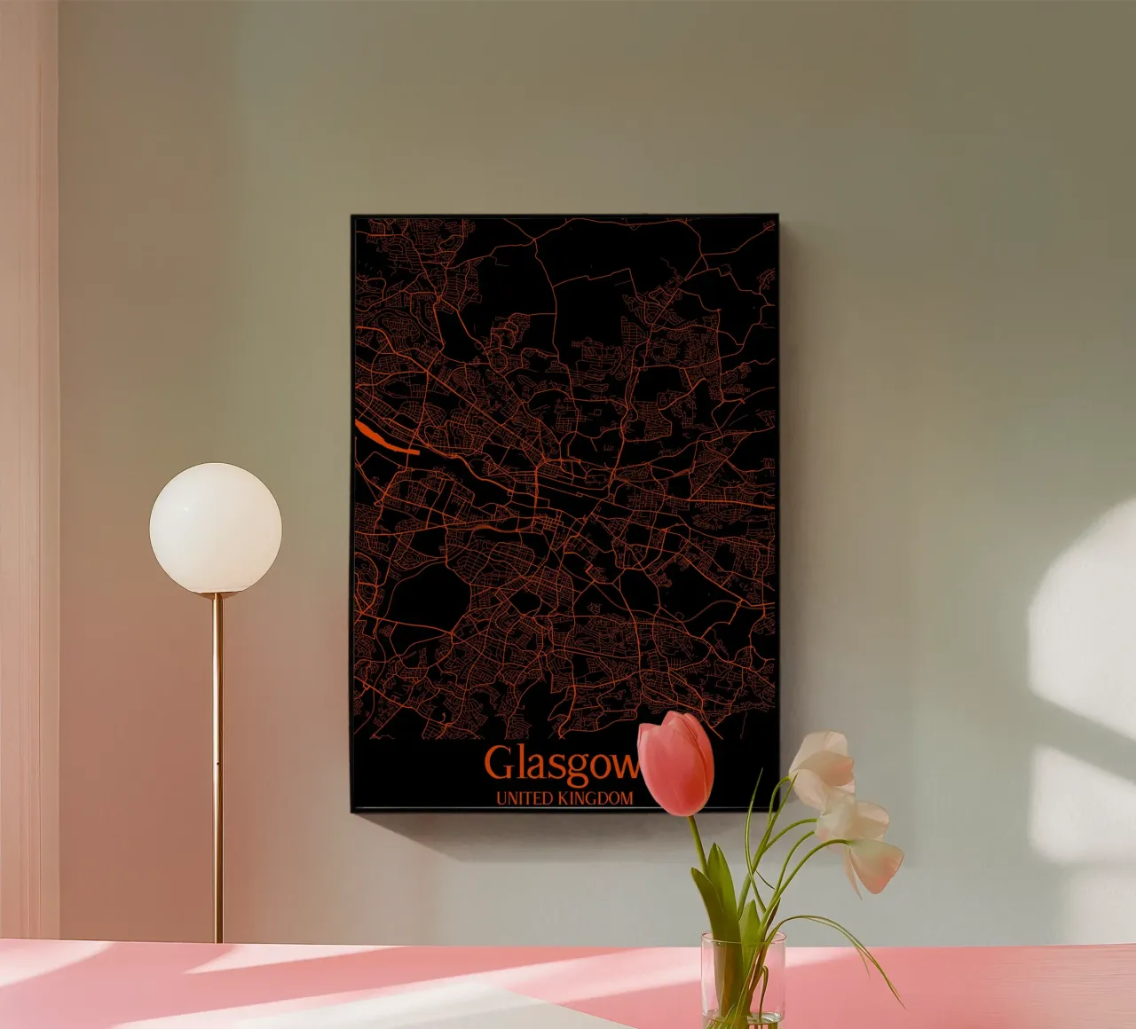 Glasgow plexiglass da MiMap