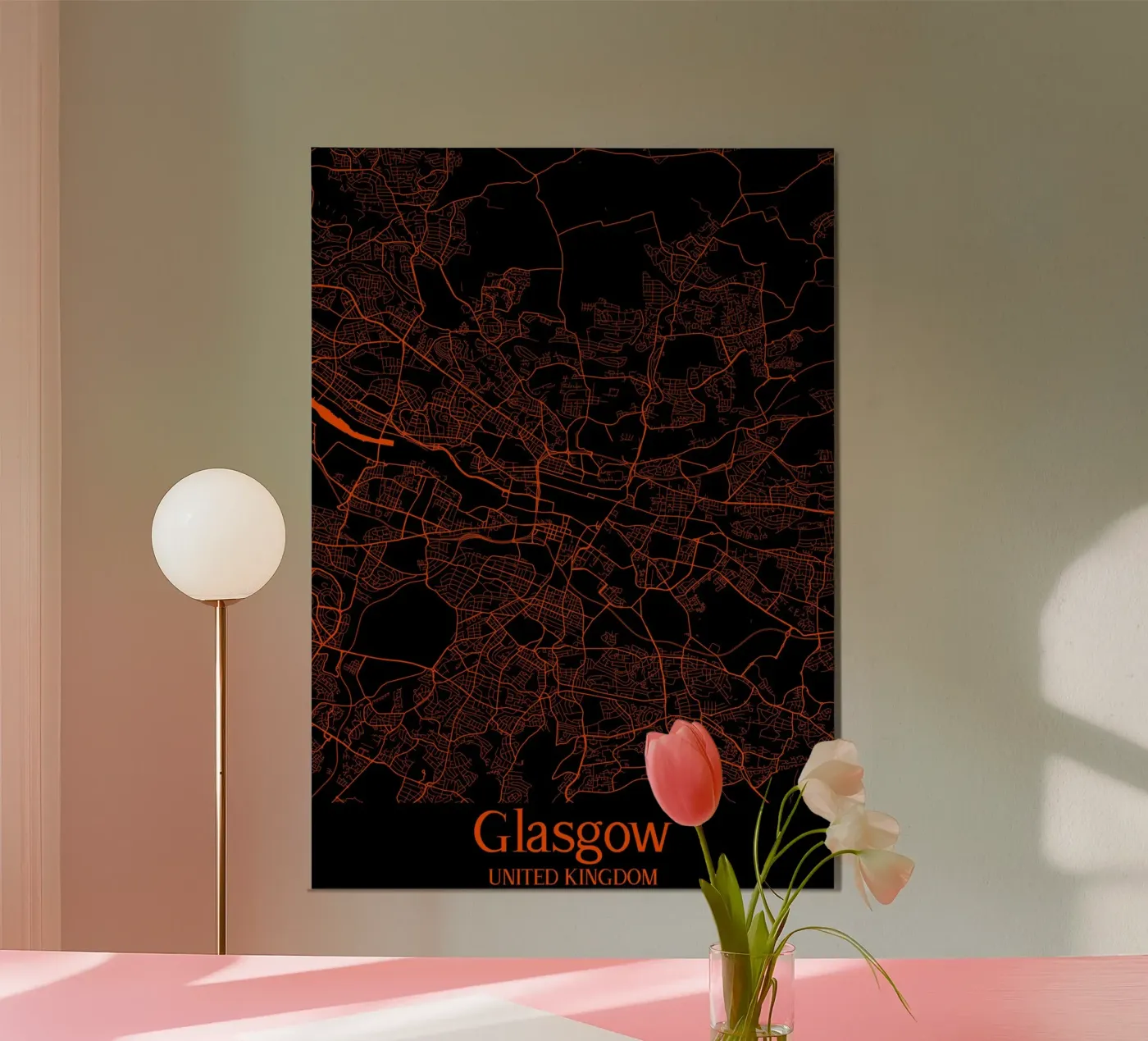 Glasgow poster van MiMap