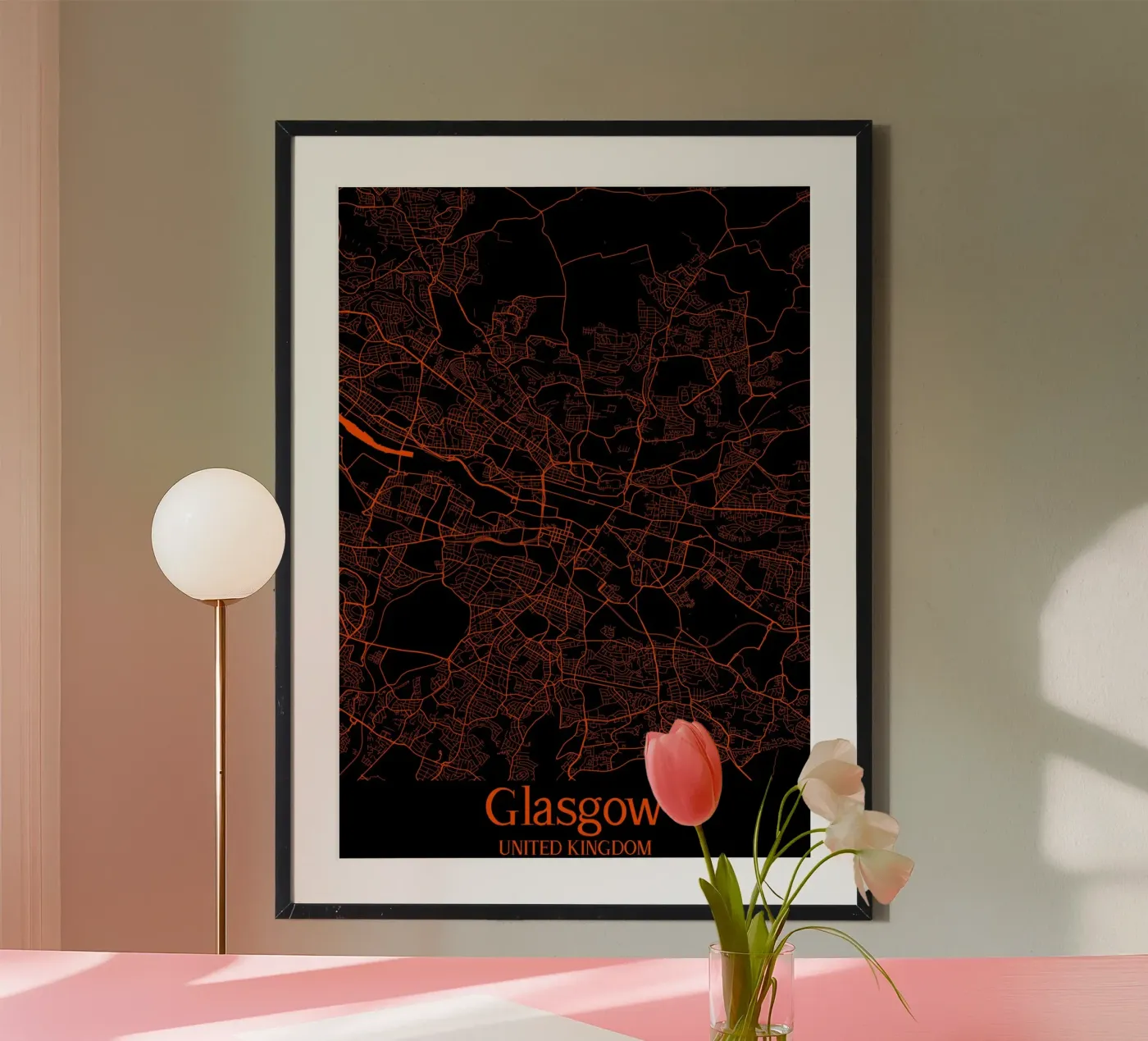 Glasgow poster van MiMap