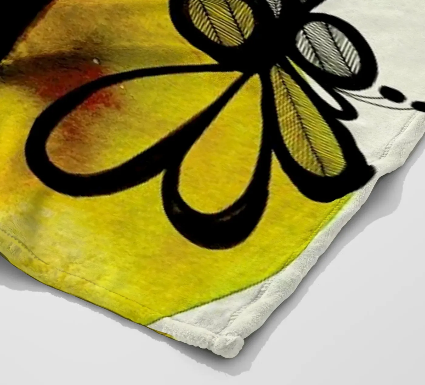 Doll 2 fleece blanket by Ekaterina Koroleva