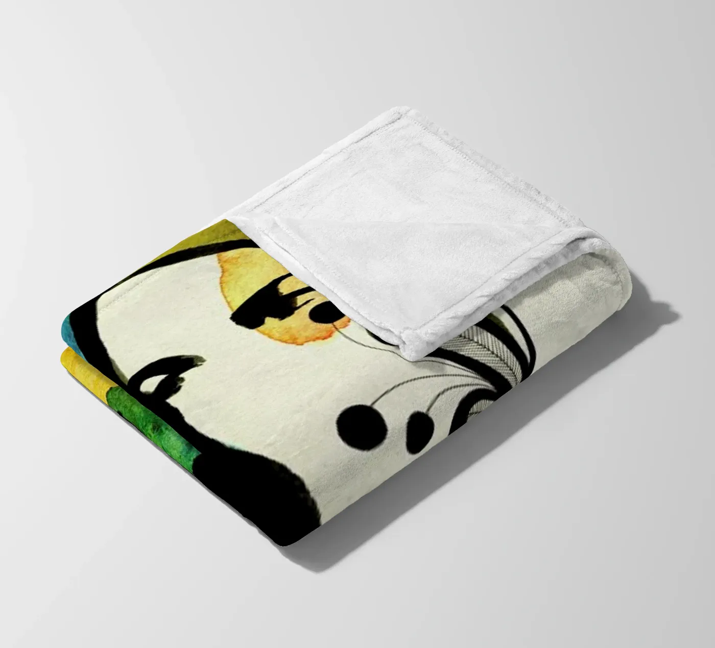 Doll 2 fleece blanket by Ekaterina Koroleva