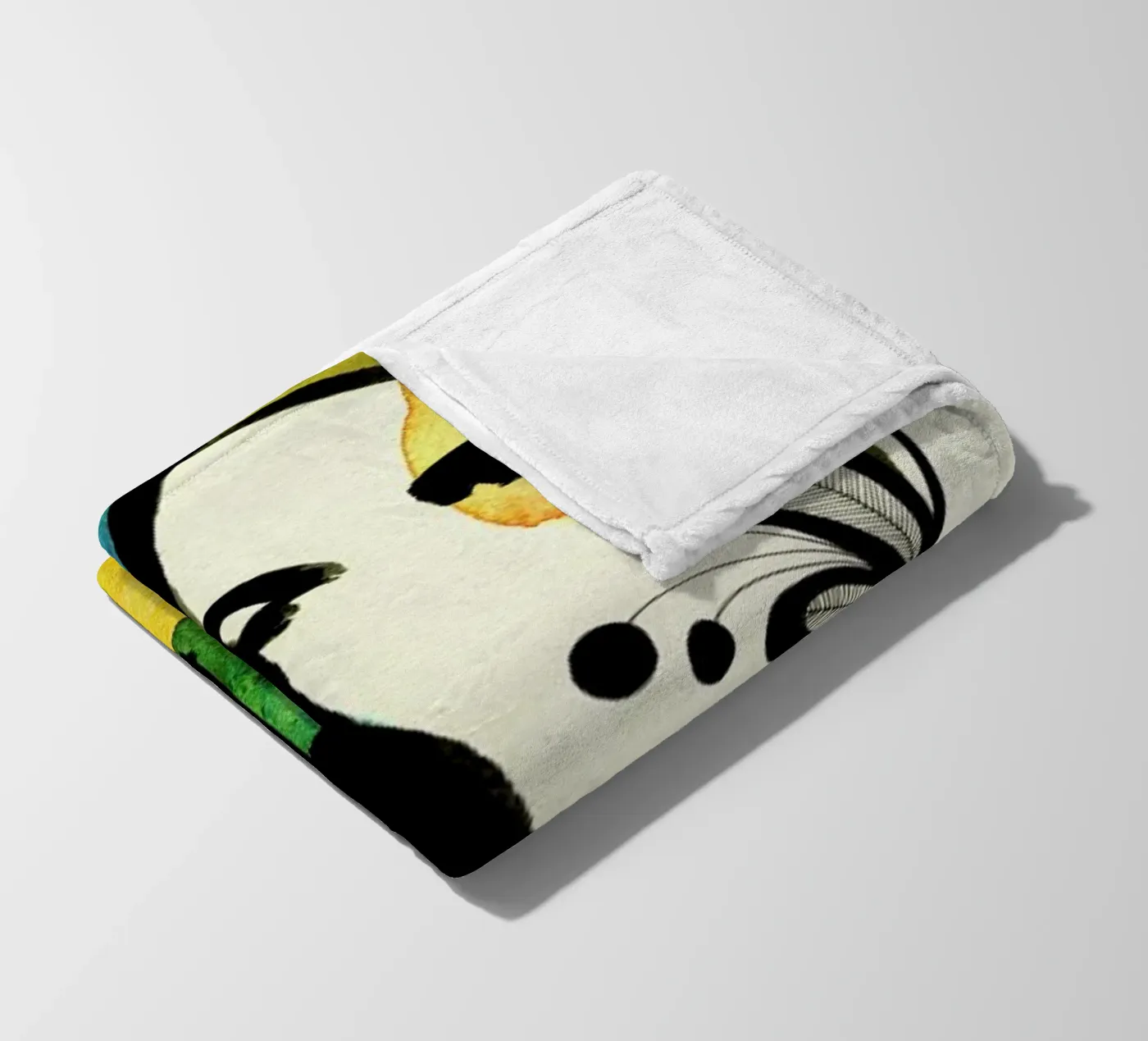 Doll 2 fleece blanket by Ekaterina Koroleva