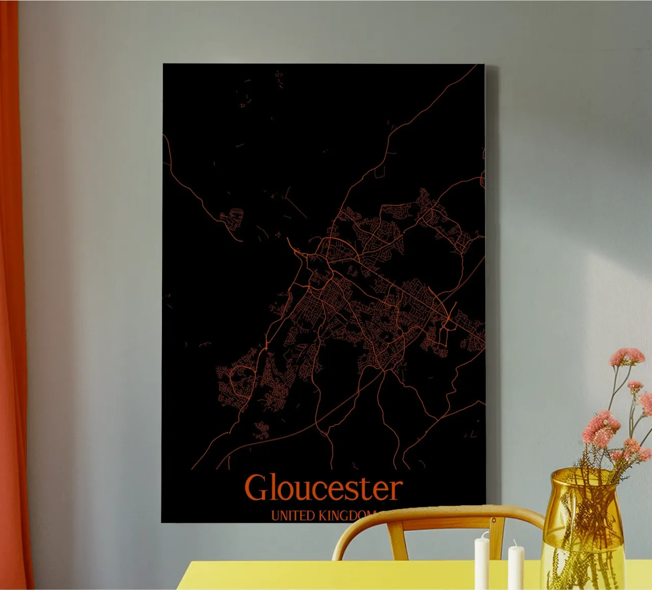 Gloucester tela da MiMap