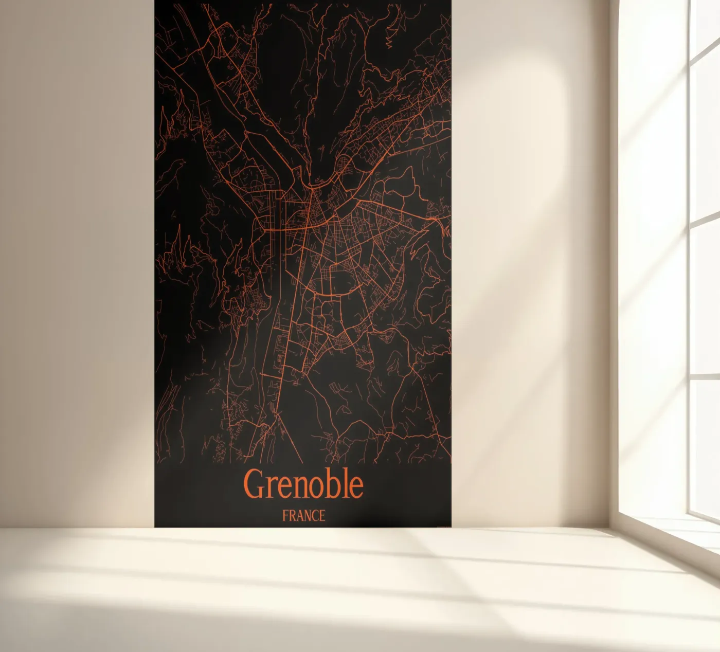 Grenoble fotobehang van MiMap