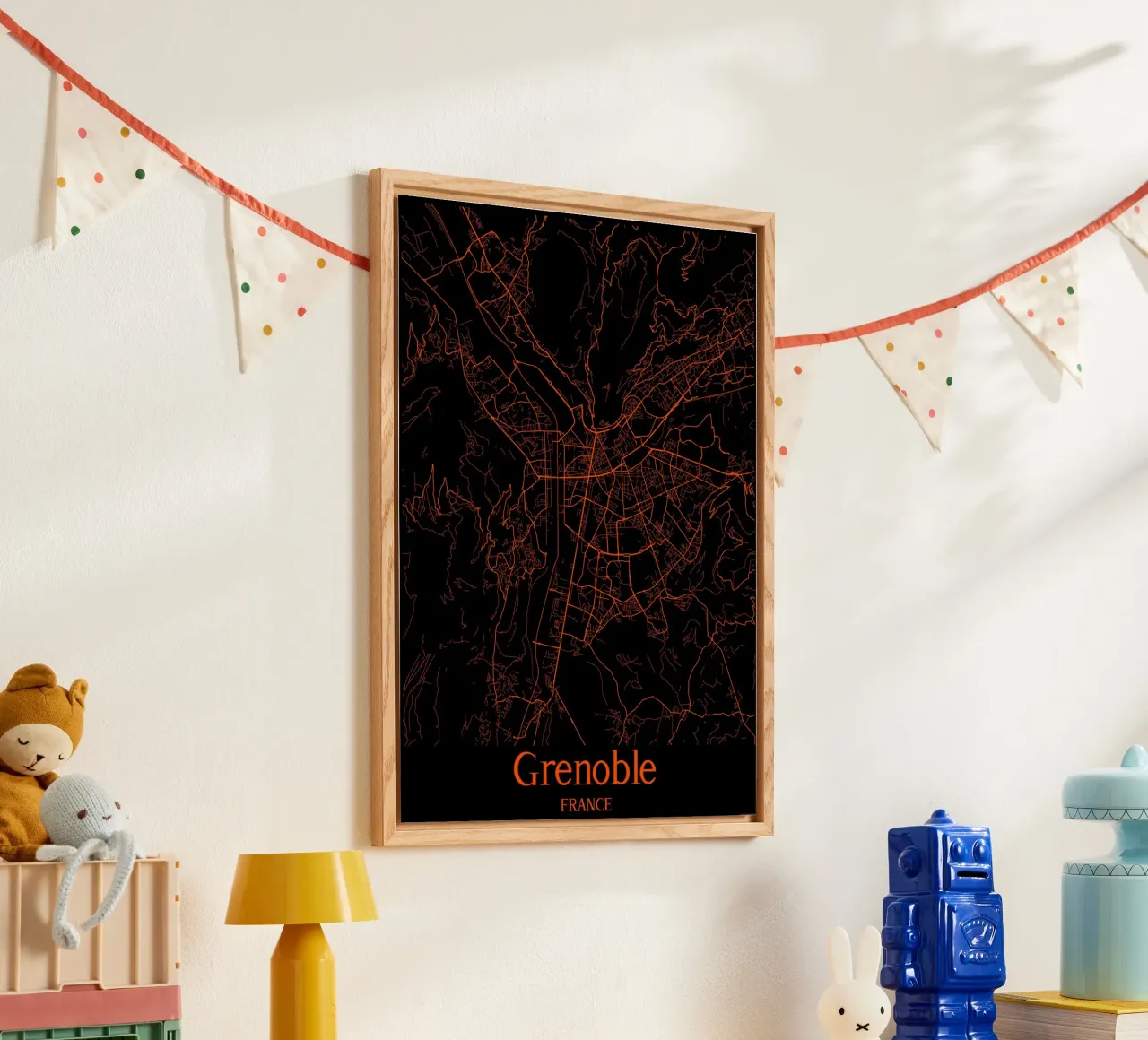 Grenoble acrylic glass by MiMap