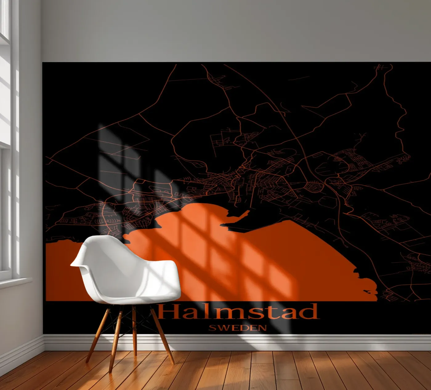 Halmstad fotobehang van MiMap