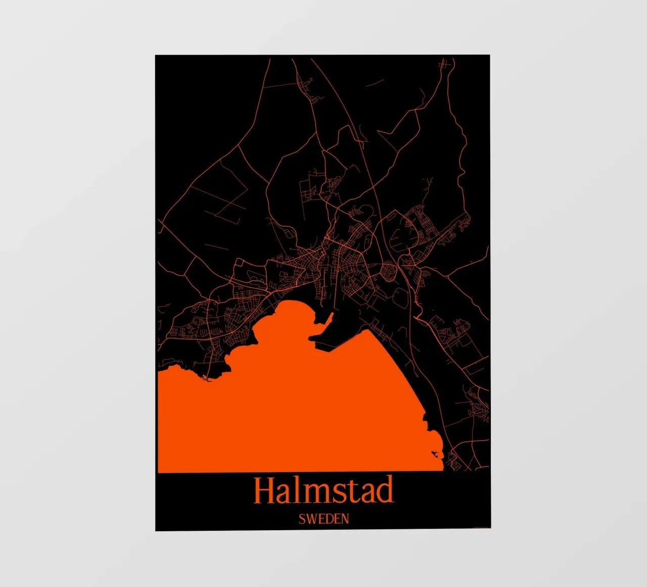 Halmstad fotobehang van MiMap