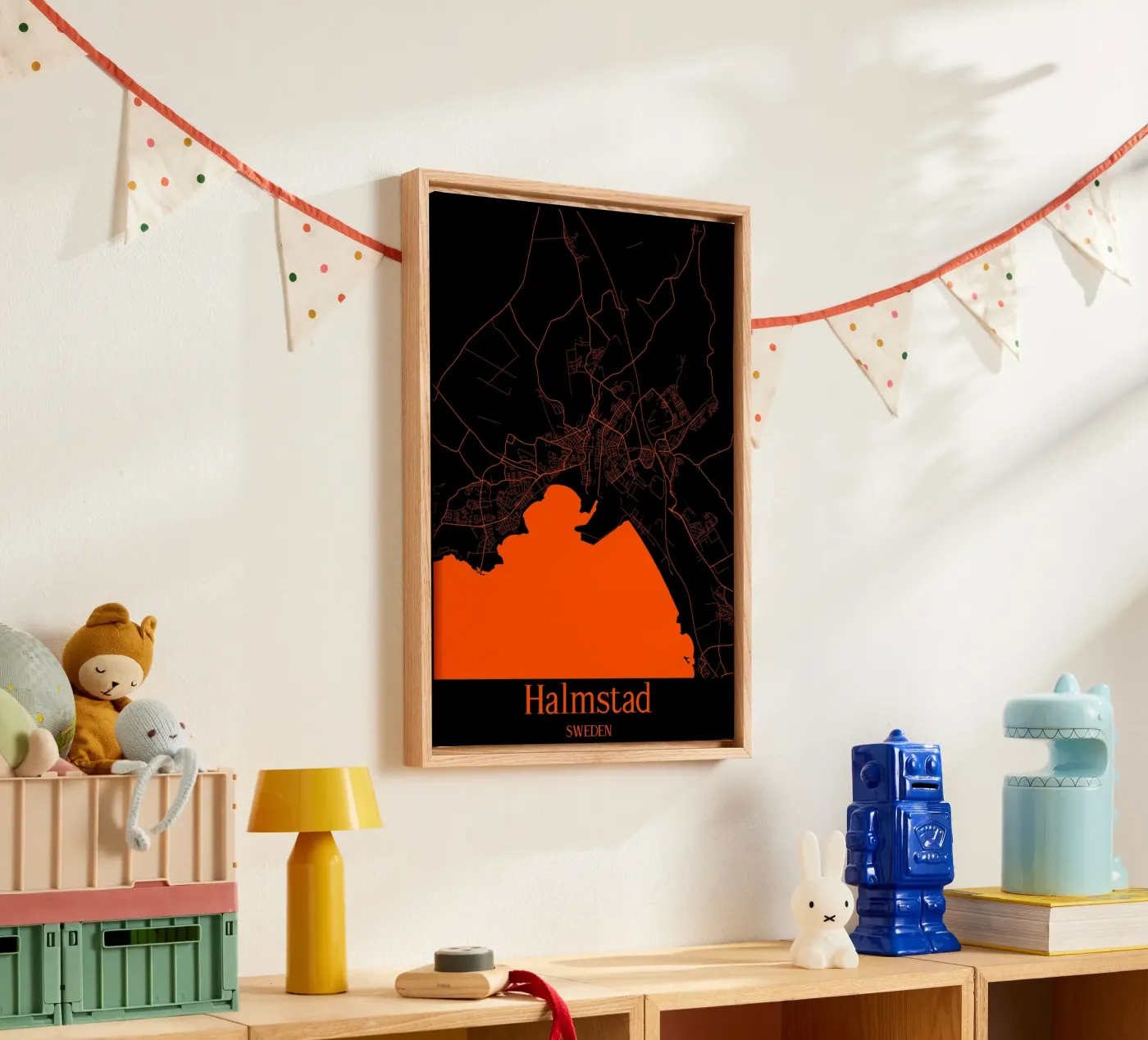 Halmstad canvas by MiMap