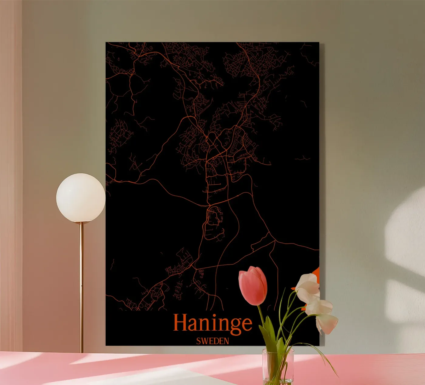 Haninge acrylic glass by MiMap
