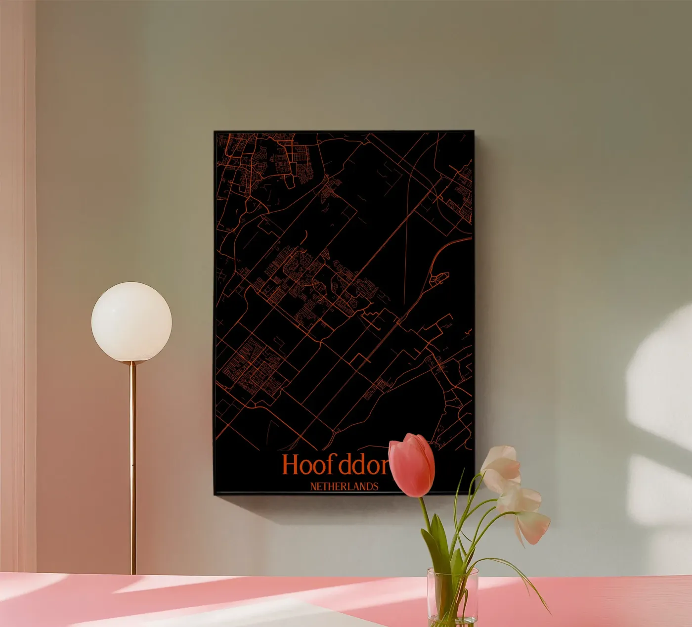 Hoofddorp acrylic glass by MiMap