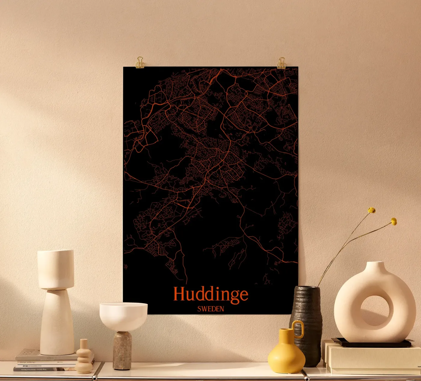Huddinge poster by MiMap