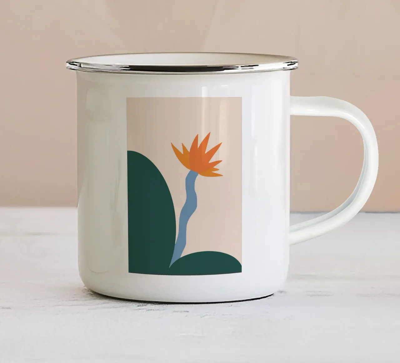 Loto tazza in smalto da Little Dean