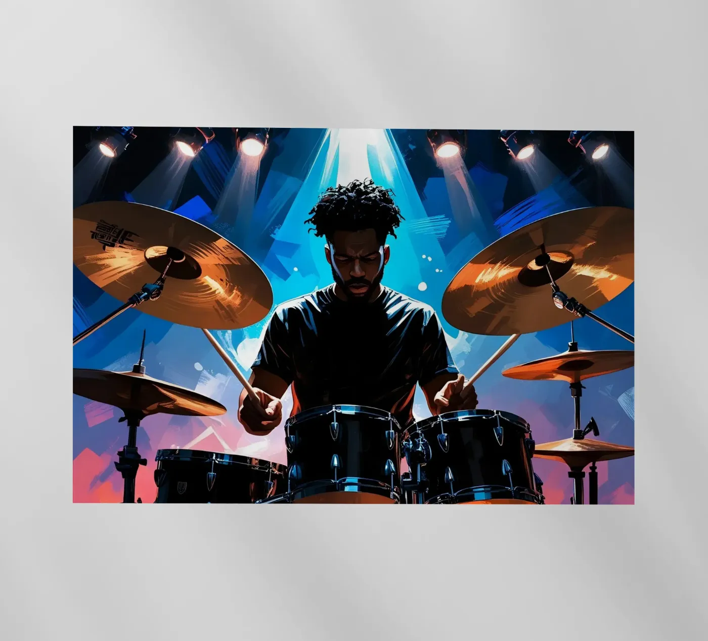 Drumming pellicola backlit da Massimo Frascogna