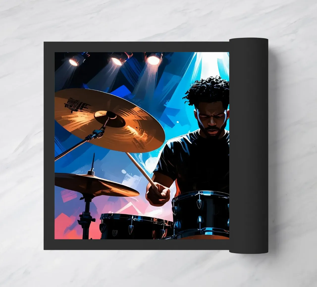 Drummen deurmat van Massimo Frascogna