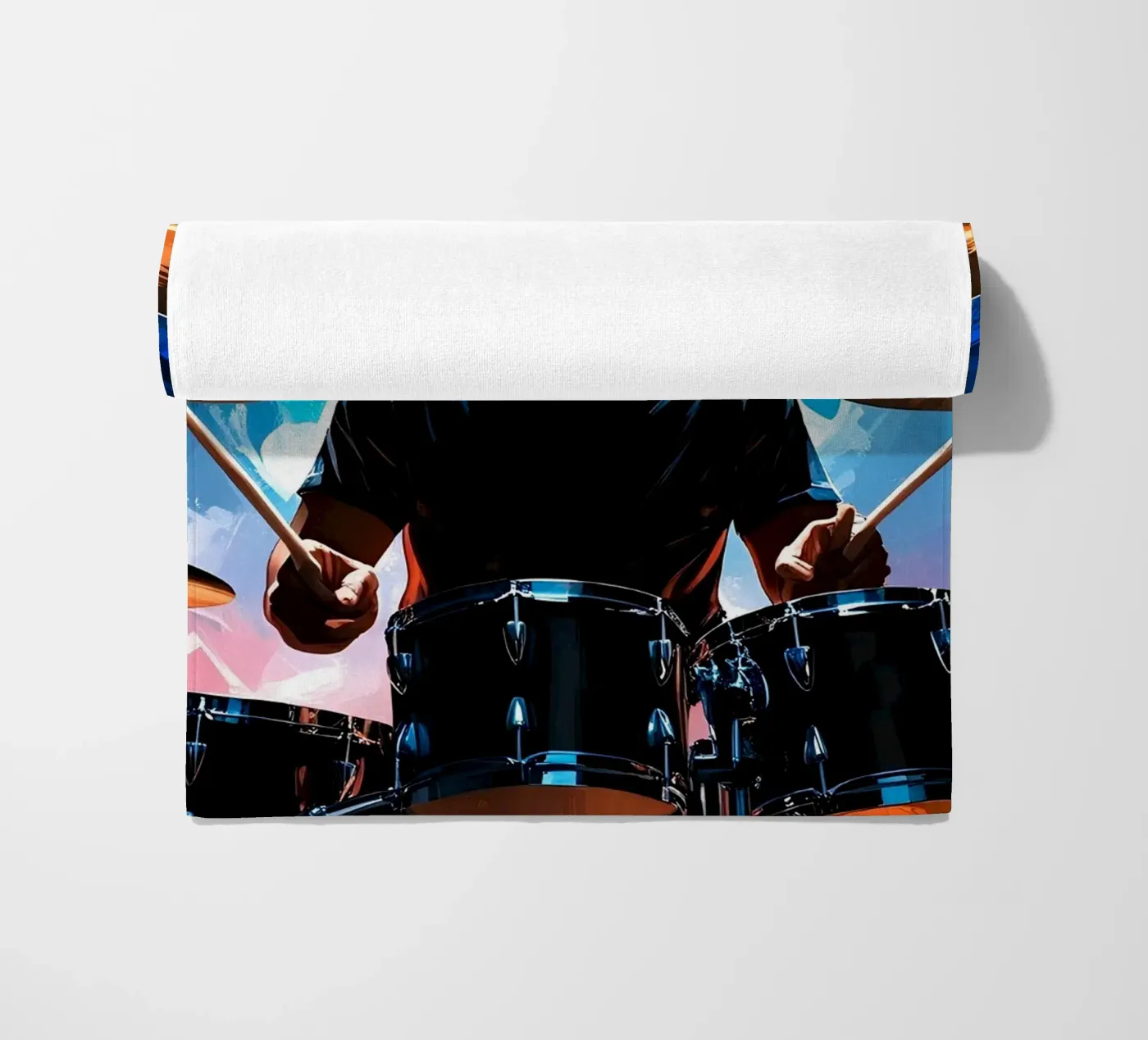 Drummen strandhanddoek van Massimo Frascogna