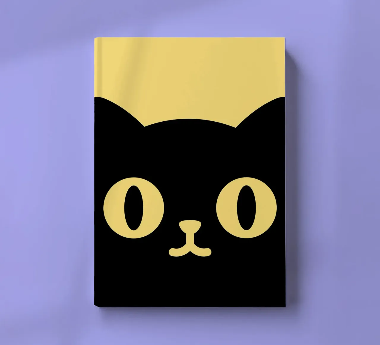 Curious Cat – Minimal Pop Art notebook by AchtNegen