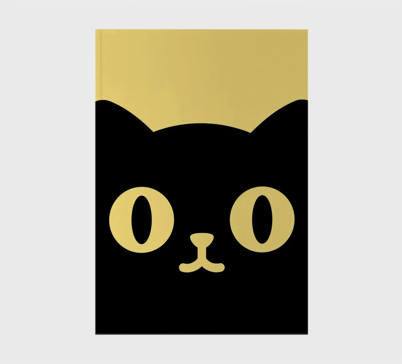 Curious Cat – Minimal Pop Art notebook by AchtNegen