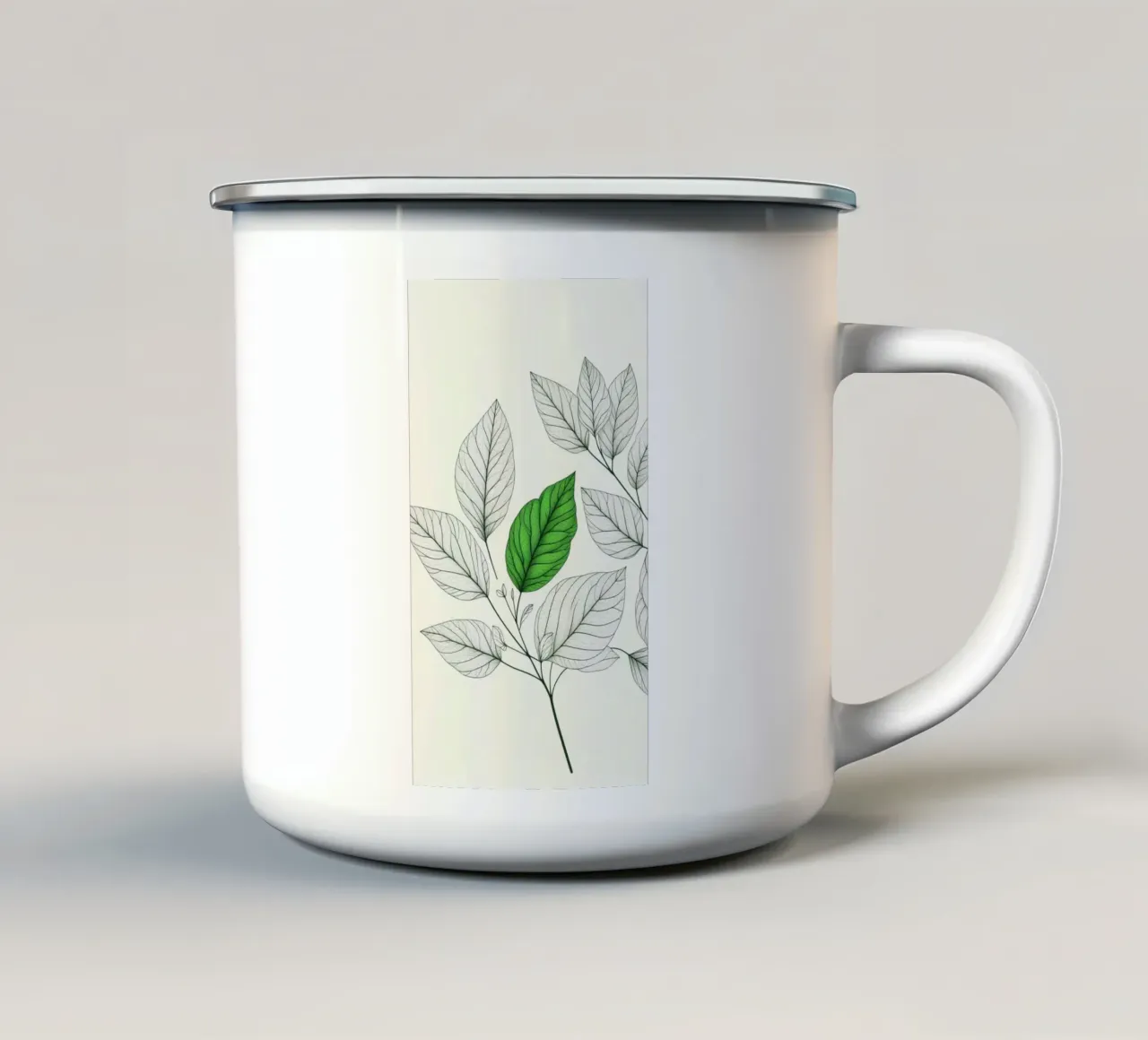 Design minimalista tazza in smalto da BenCoStyle