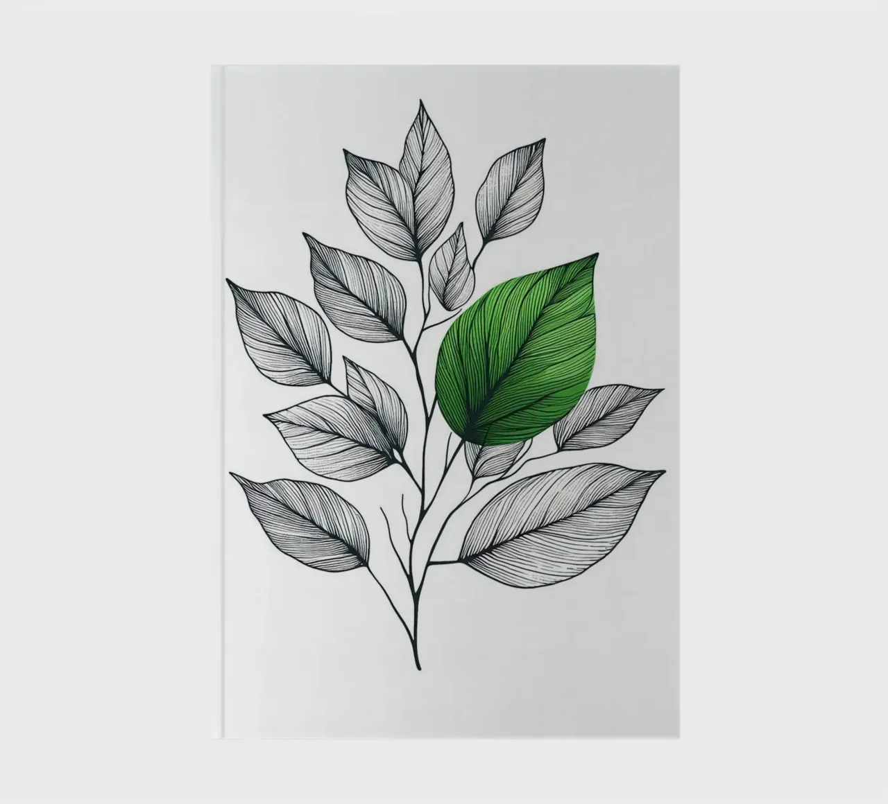Leafy branch notebook by BenCoStyle
