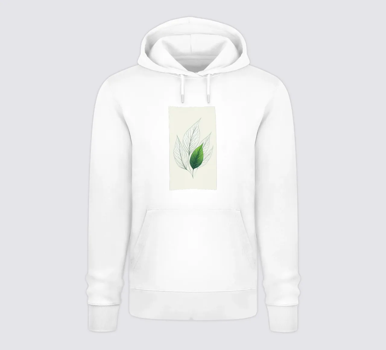 Design delle foglie felpa con cappuccio da BenCoStyle
