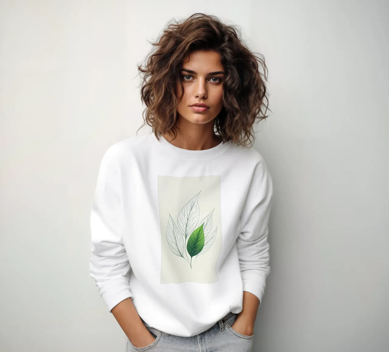 Design delle foglie felpa da BenCoStyle
