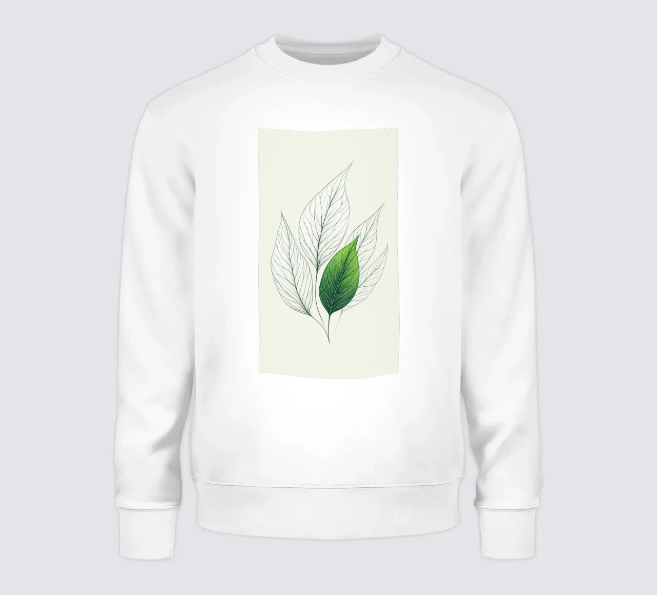 Design delle foglie felpa da BenCoStyle