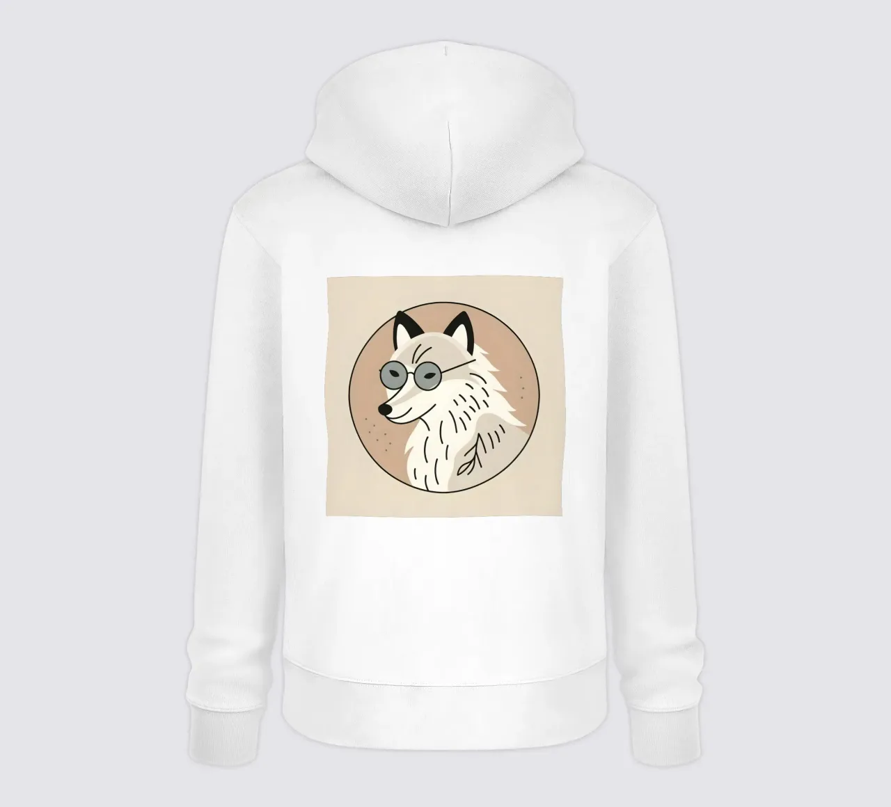 Volpe con visione felpa con cappuccio da KANESYAARTS
