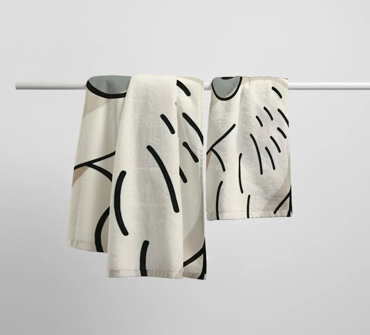 Volpe con visione asciugamano da bagno da KANESYAARTS