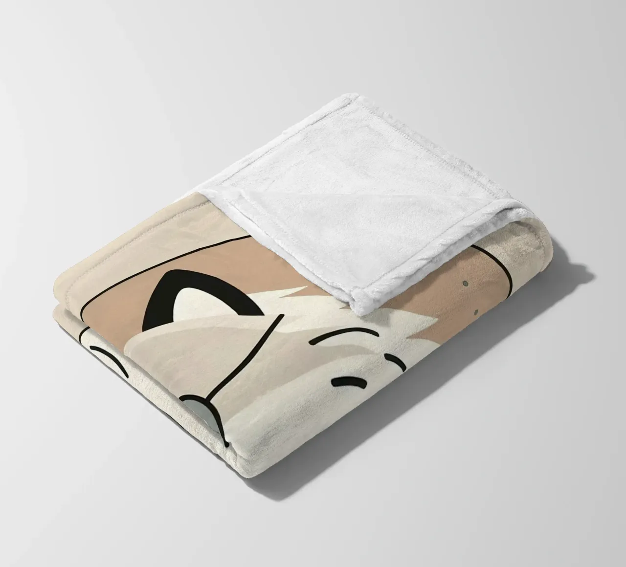 Volpe con visione coperta in pile da KANESYAARTS