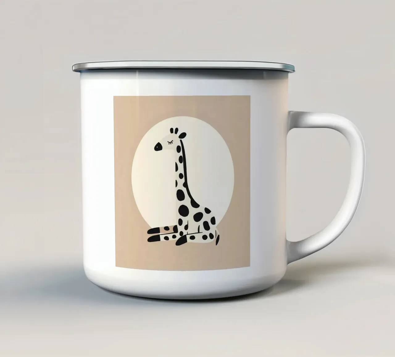 Lazy Days in the Wild enamel mug by KANESYAARTS